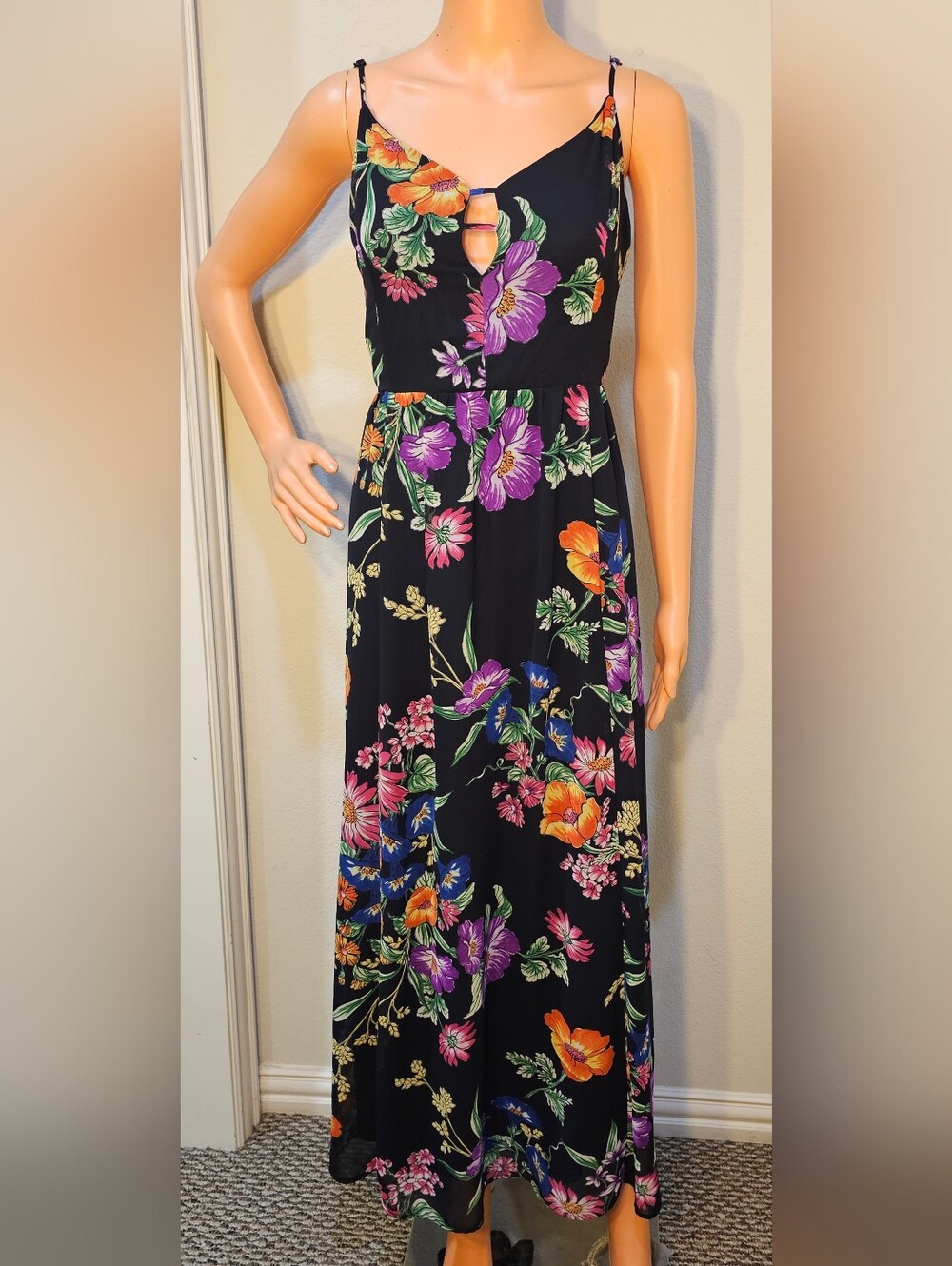 NWT Express Floral Maxi Dress Large